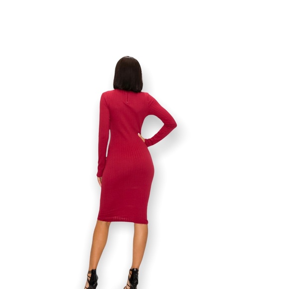 Jacquard Bodycon Dress - Picture 4 of 5